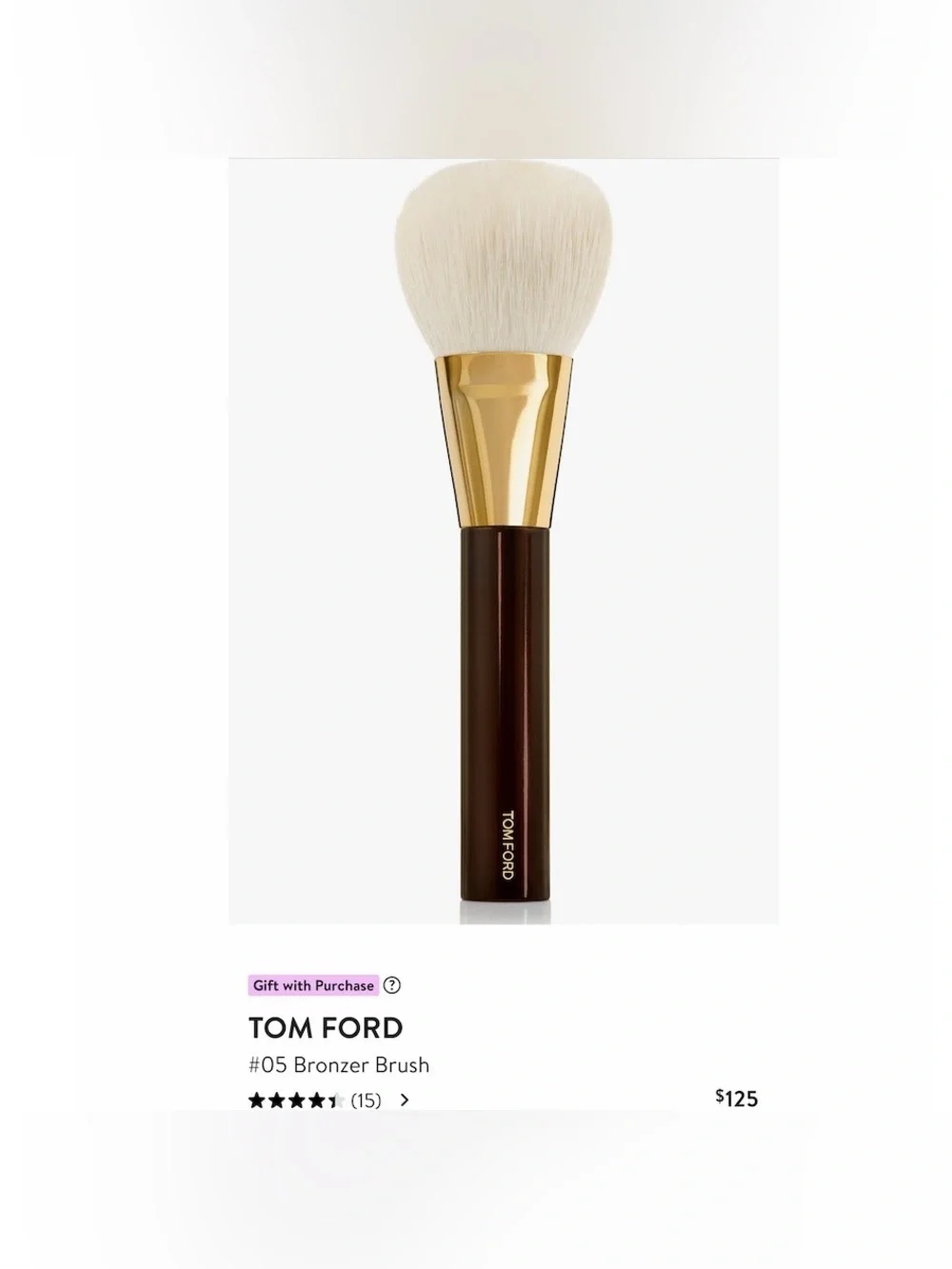 Tom Ford 05 Bronzer Makeup Brush